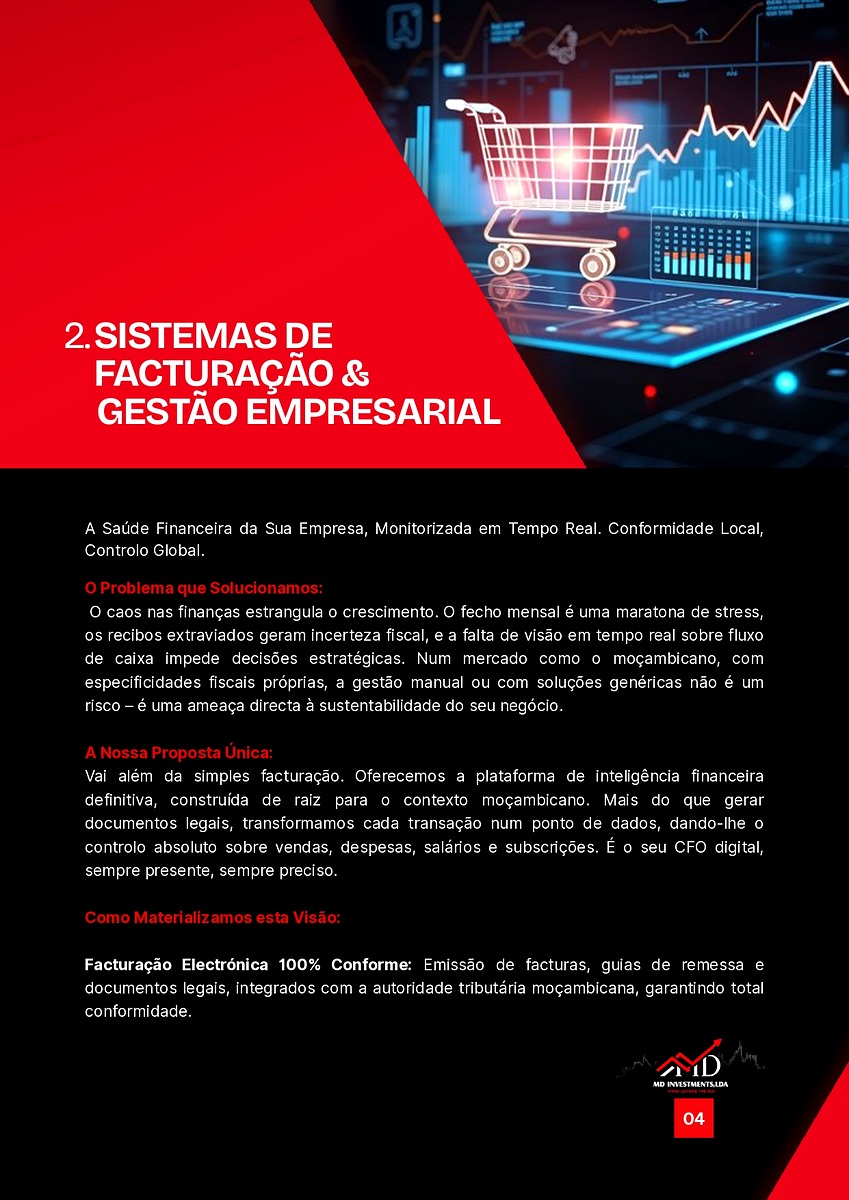 Sistemas de facturação e gestão empresarial